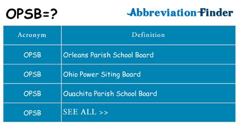 what does opsb enclosure mean